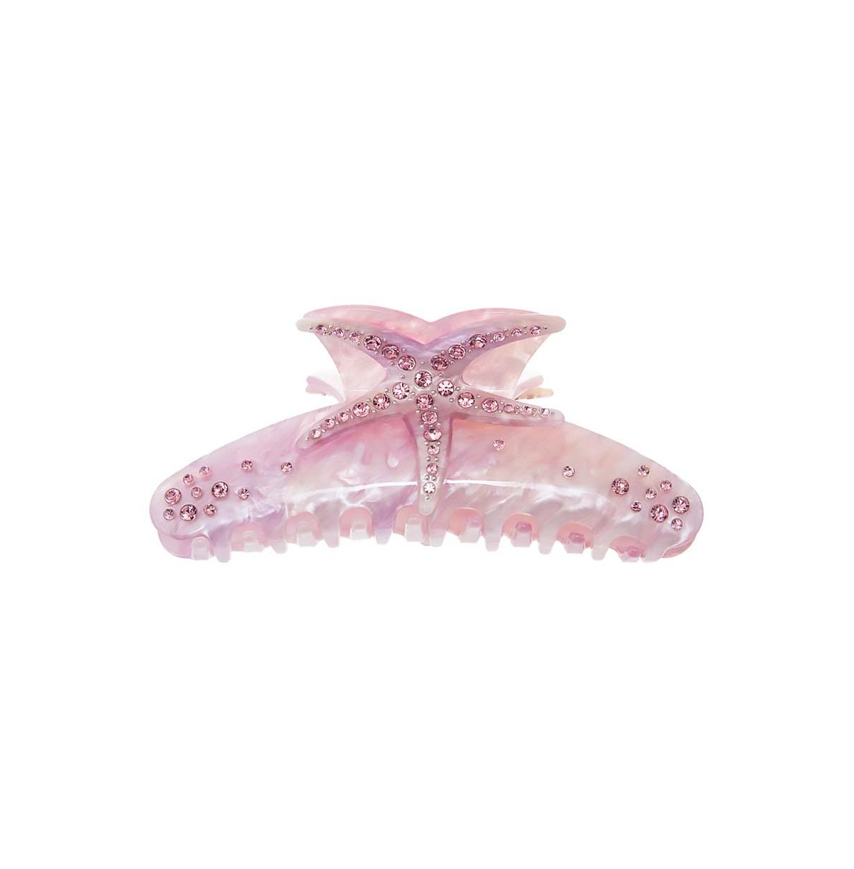 I'm A Starfish Hair Claw Clip - Pearl white