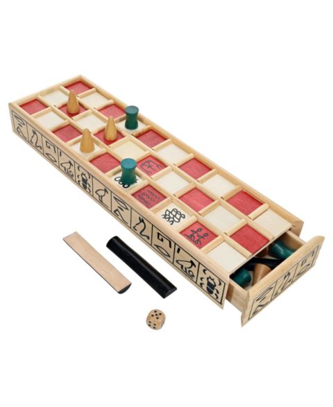 Детская игрушка WE Games Wooden 2-Player Senet Game, Ages 12+