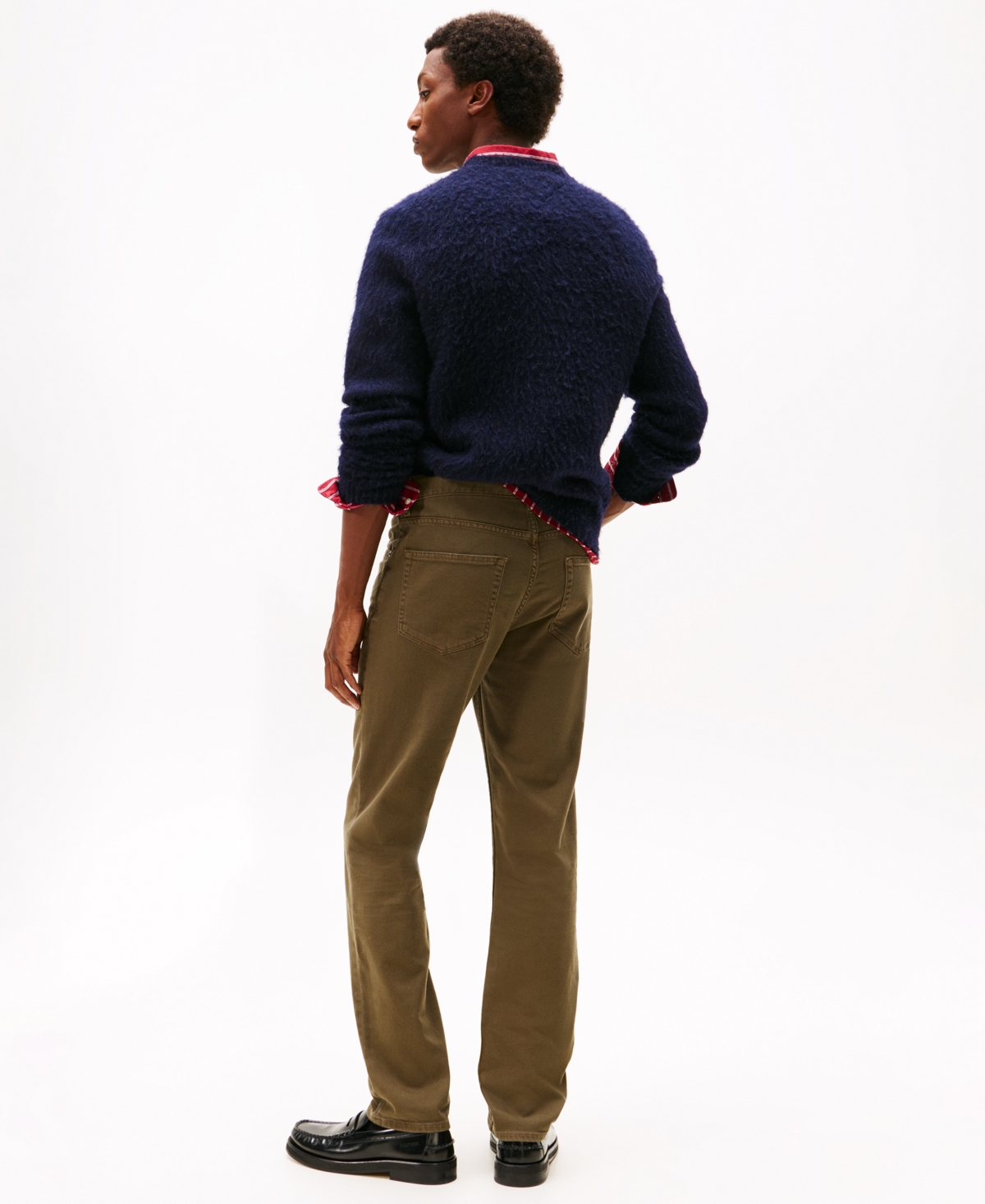 Tommy Hilfiger Men's Straight-Fit Denton Garment Dyed Denim Pants