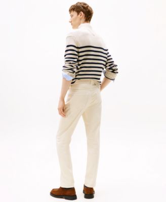 Men's Straight-Fit Denton Garment Dyed Denim Pants 