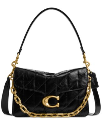 COACH - Chain Tabby Small Quilted Leather Shoulder Bag