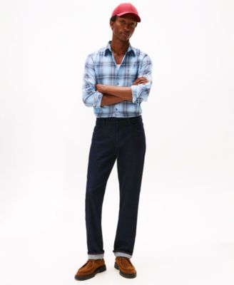 Men's Regular-Fit Soft Touch Blend Checked Shirt