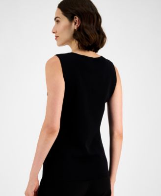 Women's Sleeveless Crewneck Sweater