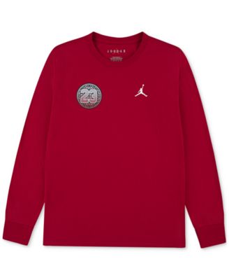 Big Boys Jumpman Global Rise Graphic Long-Sleeve T-Shirt	