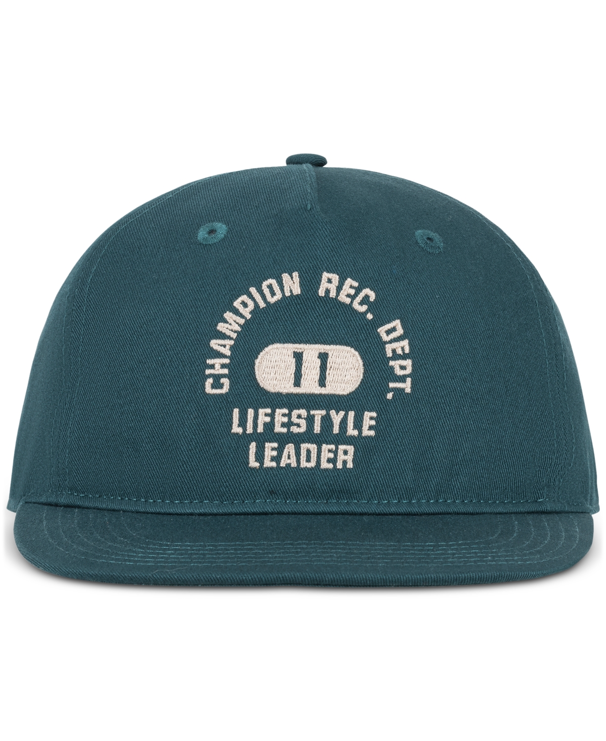 Men's Cotton Graphic Rec Dept Snap-Back Cap - Med Blue