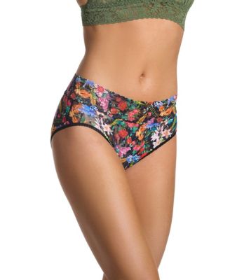 Women's Printed Signature Lace French Brief Panty