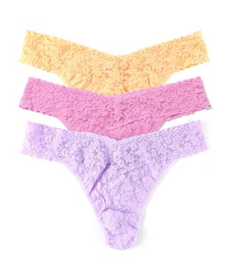 Women's Signature Lace Original Rise Thong 3pack Panty