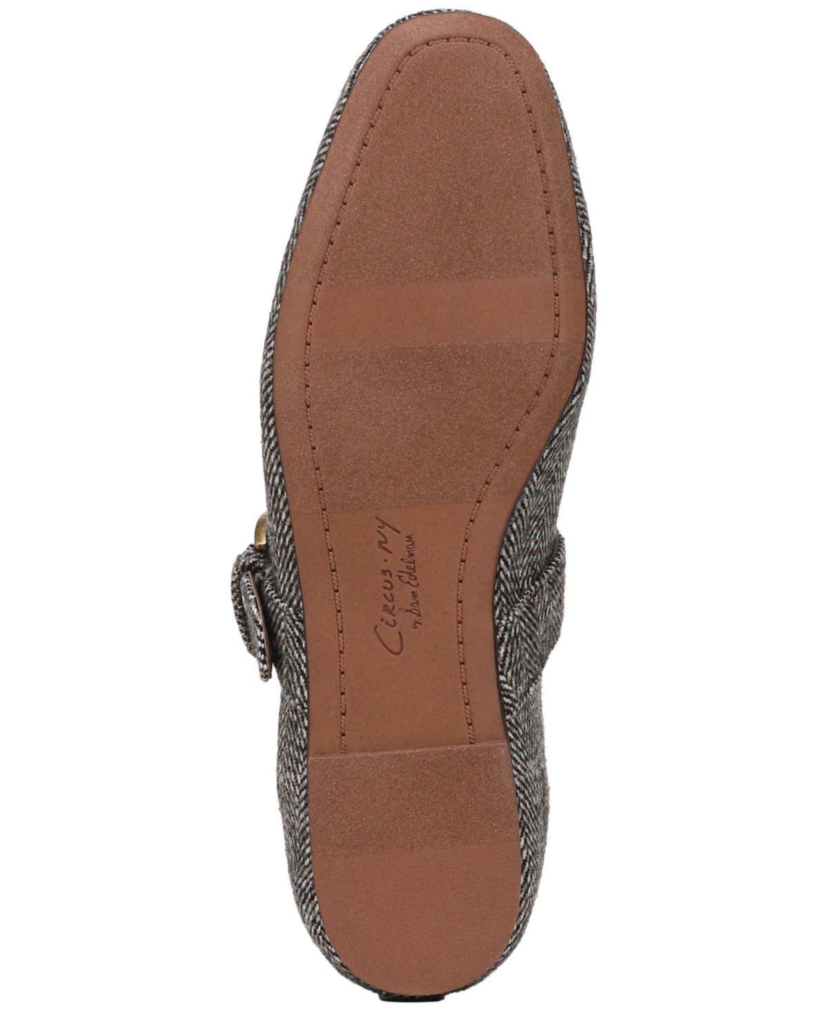 Circus Ny By Sam Edelman Bella Herringbone Mary Jane Flat In Gray