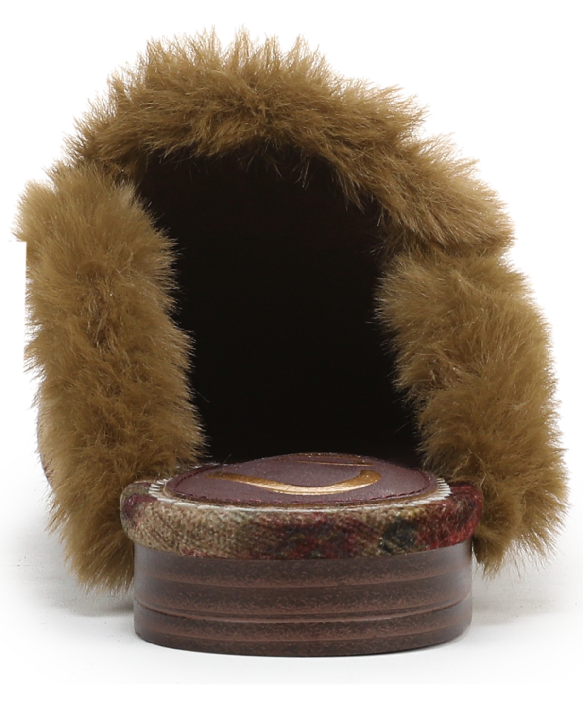 Circus Ny By Sam Edelman Tillie Faux Fur Trim Mule In Brown