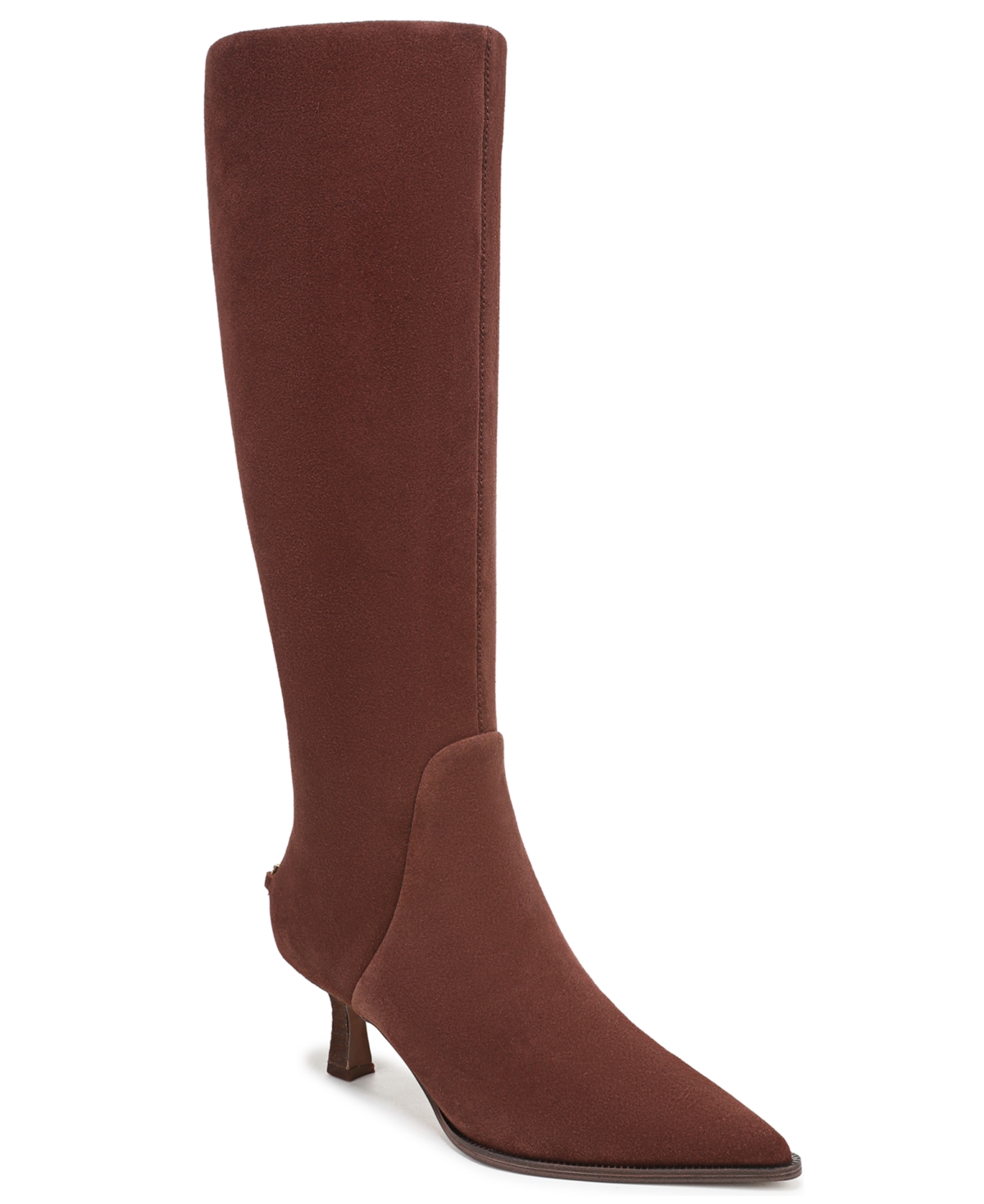 Circus Ny By Sam Edelman Women's Yulia Wide-calf Kitten-heel Dress Boots In Brown