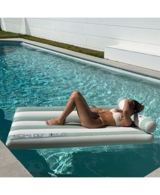 Luxe Lilo: Green Stripe