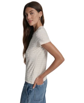 Women's Jacquard Logo Crewneck T-Shirt