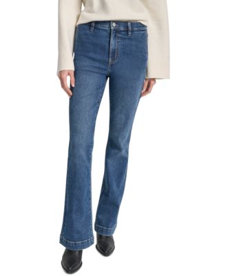 DKNY Jeans - Women's High-Rise Flare Trouser Jeans