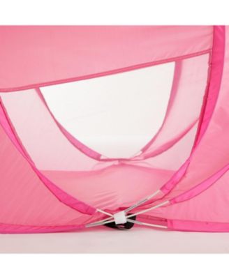 Figural Unicorn Pop Up Portable Play Tent with Carry Case, 71" L x 35" w x 33" H, Pink
