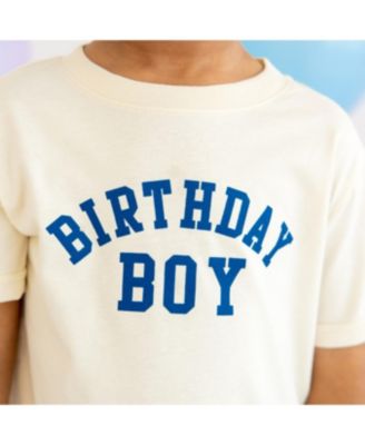 Baby Boys Birthday Varsity Short Sleeve T-Shirt