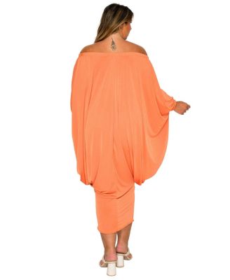 Plus Size Eero Off Shoulder Taper Hem Dress