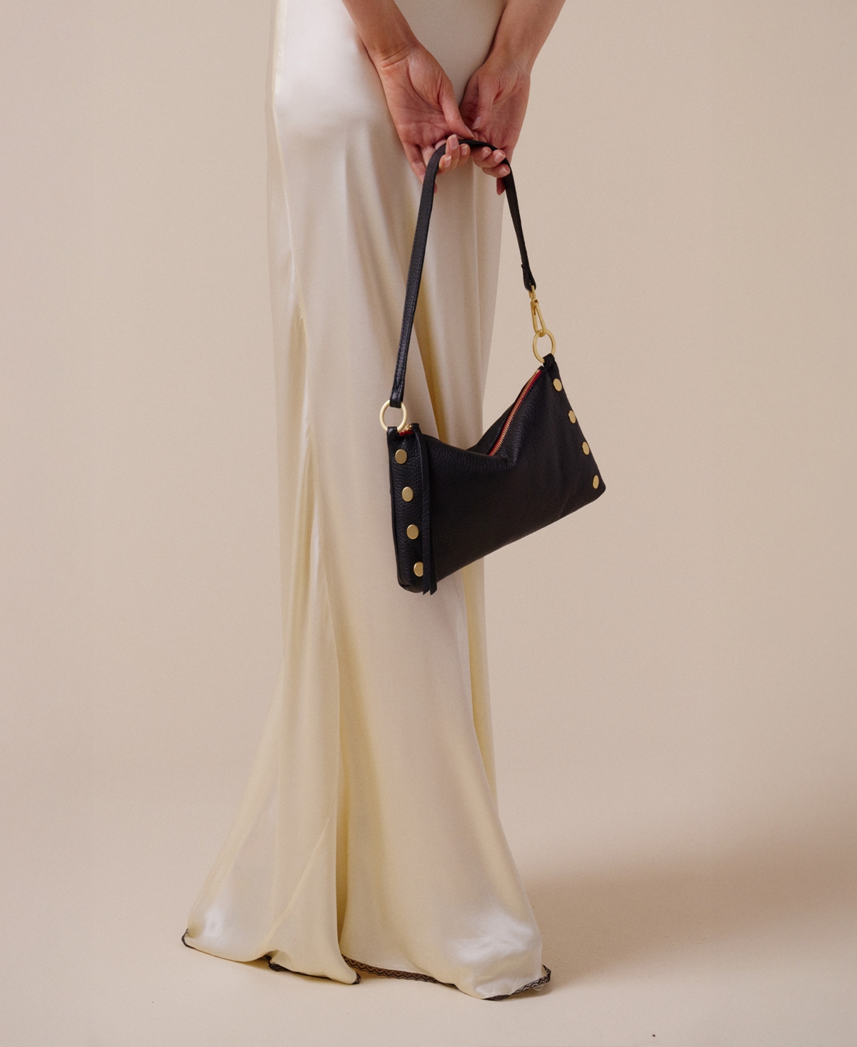 Hammitt Kyle Small Pebbled Leather Crossbody In Black