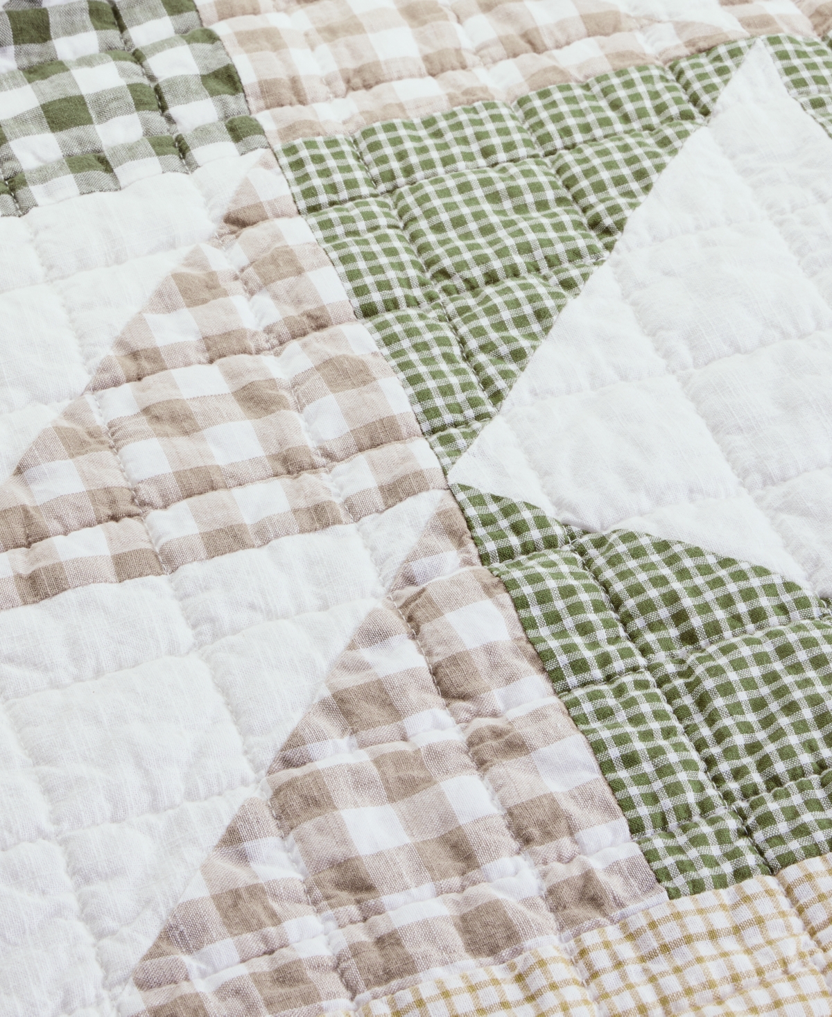 Charter Club Woodland Patchwork 2-pc. Quilt Set, Twin, Macy's Exclusive In Green