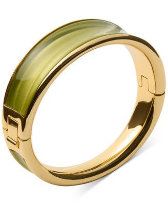 Gold-Tone Bold Bangle Bracelet