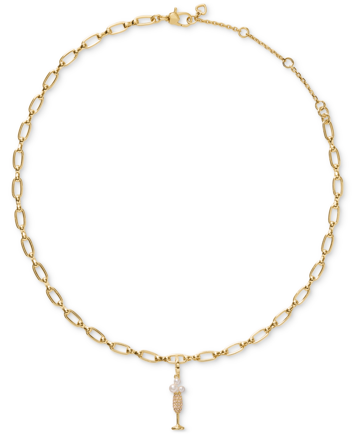 Kate Spade Gold-tone One In A Million Champagne Charm In Multi