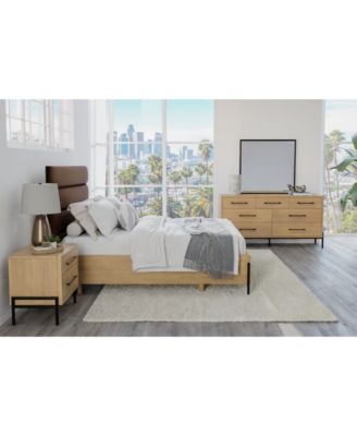 Linstead 3-Pc. Queen Upholstered Storage Set (Bed, Dresser & Nightstand), Created for Macy's