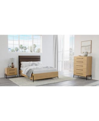 Macy's Linstead Upholstered Bedroom Collection In Transparent