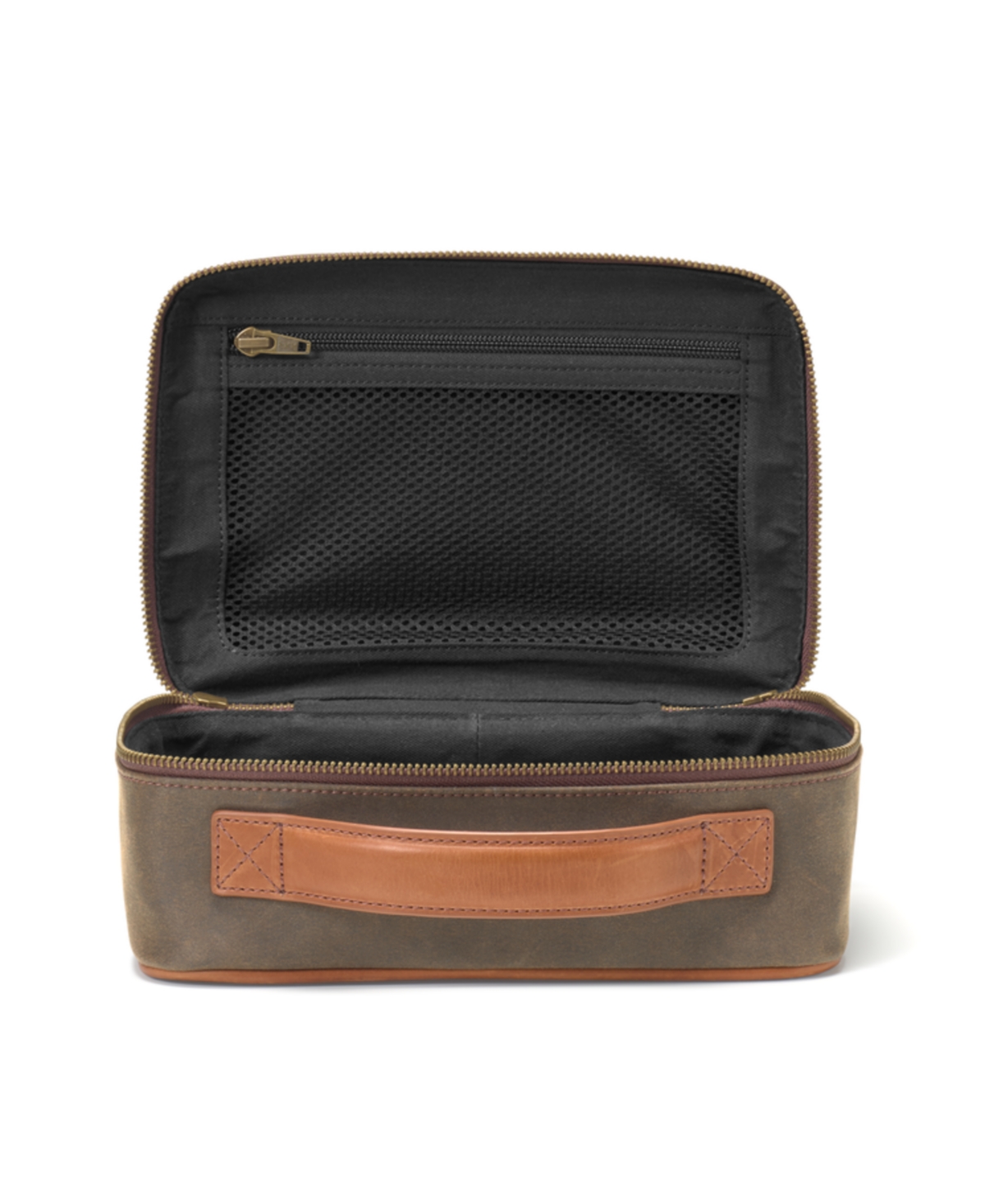 Johnston & Murphy Men's Antique Travel Kit In Brown