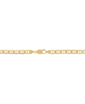 Lightweight Polished Mariner Link 26" Chain Necklace (5.5MM) in 14k Gold