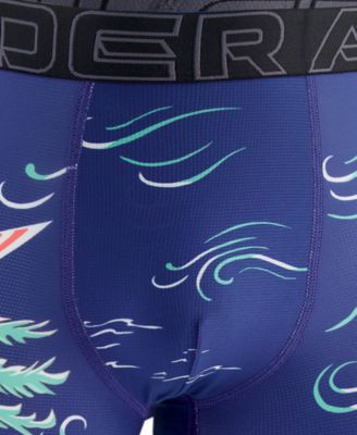 Men's Mountain Dew Printed Performance Tech Mesh 6" Boxer Briefs