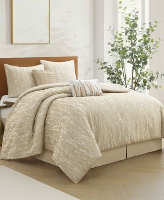 Priya Floral 6-Pc. Comforter Set, California King