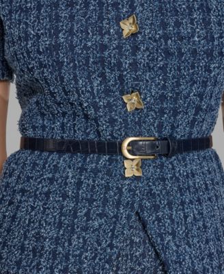 Women's Short-Sleeve Button-Front Jacket