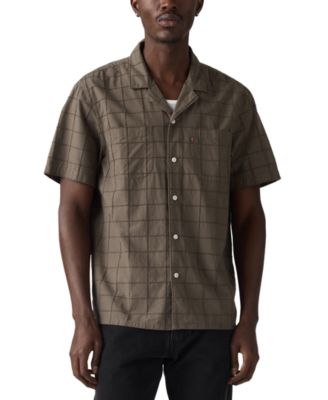 Men's Relaxed-Fit Camp Collar Shirt