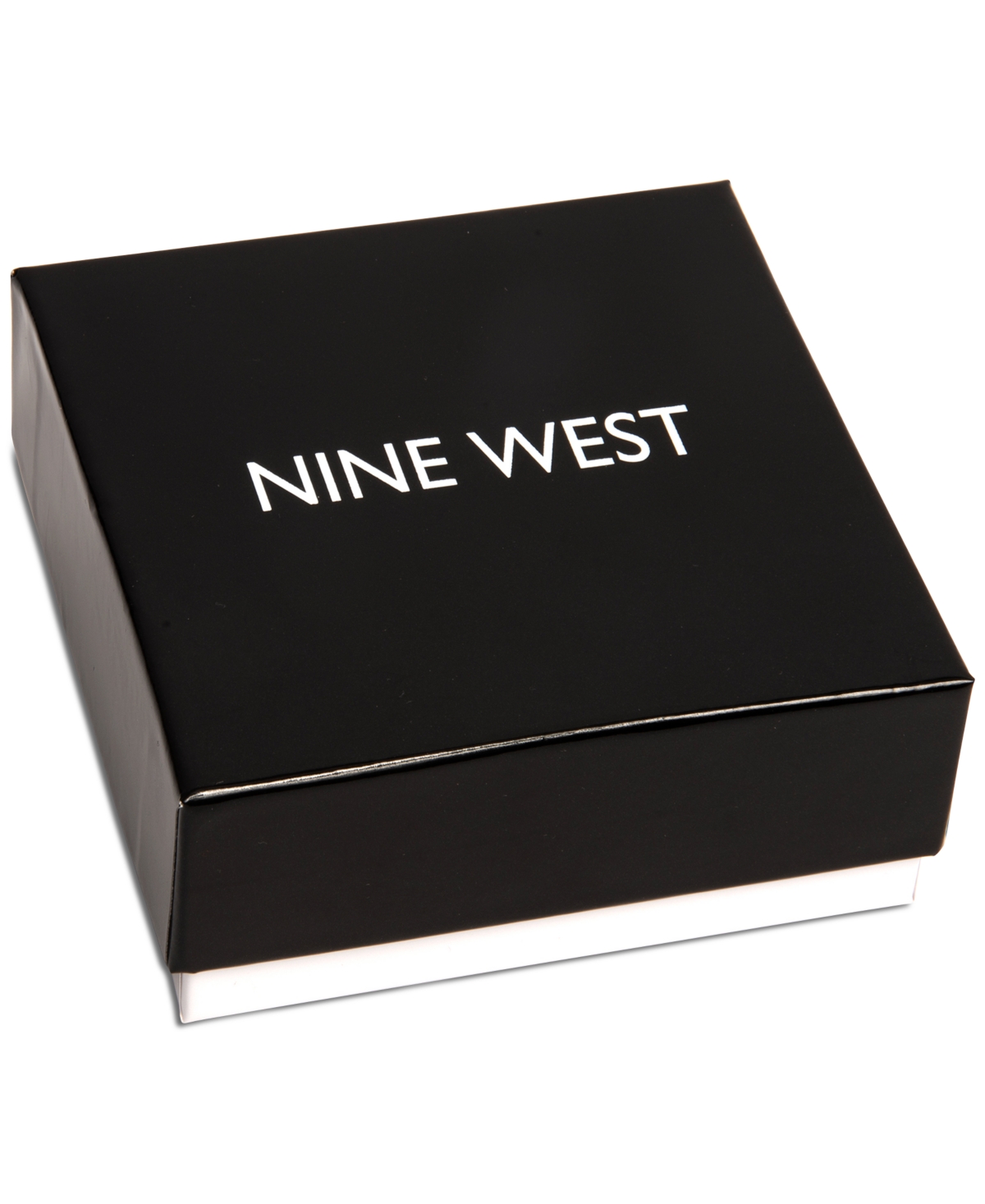 Nine West 2-pc. Set Cross Beaded Stretch Bracelets In Metallic