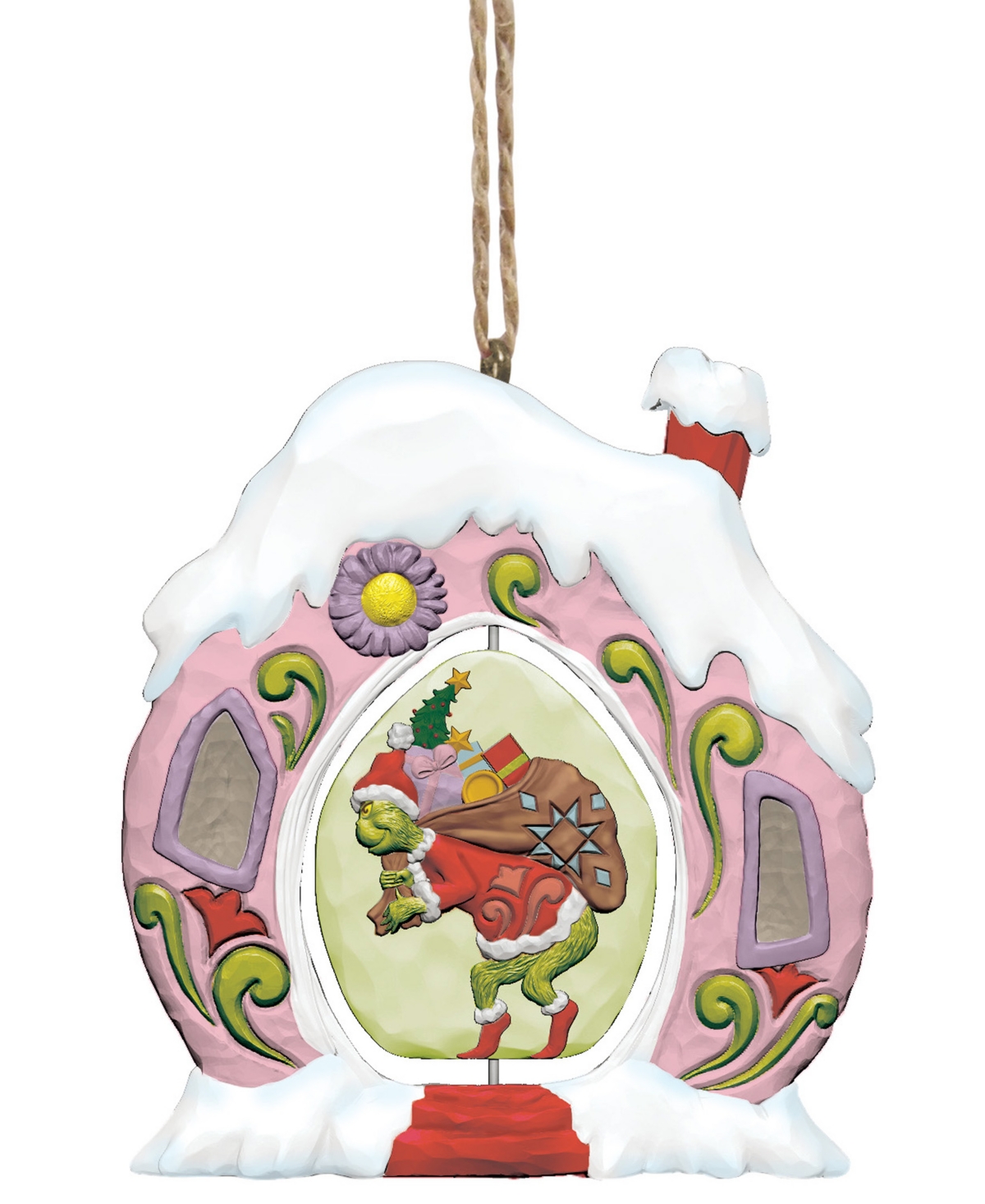 Jim Shore Grinch Whoville House Ornament In Multi