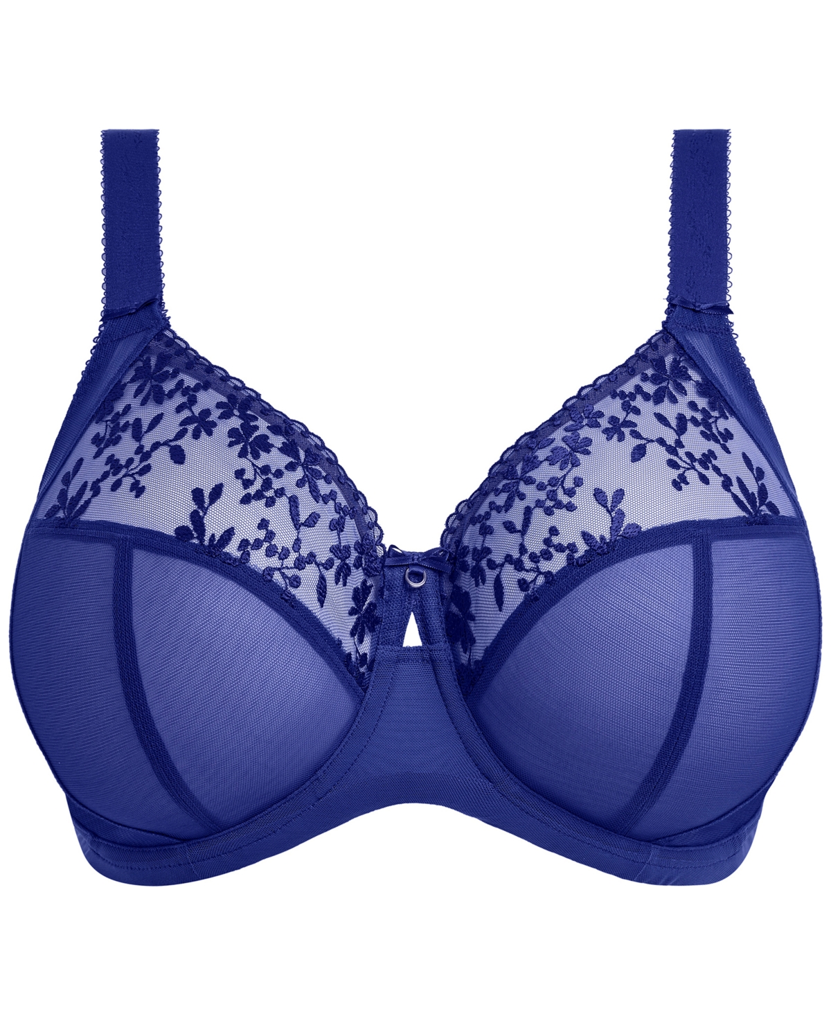 Elomi Zarla Full Figure Underwire Bra In Blue