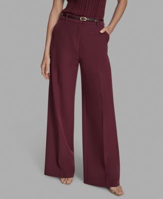 UNUSED レディース　BELTED WIDE PANTS Belted wide pants (Light gray) – Audire