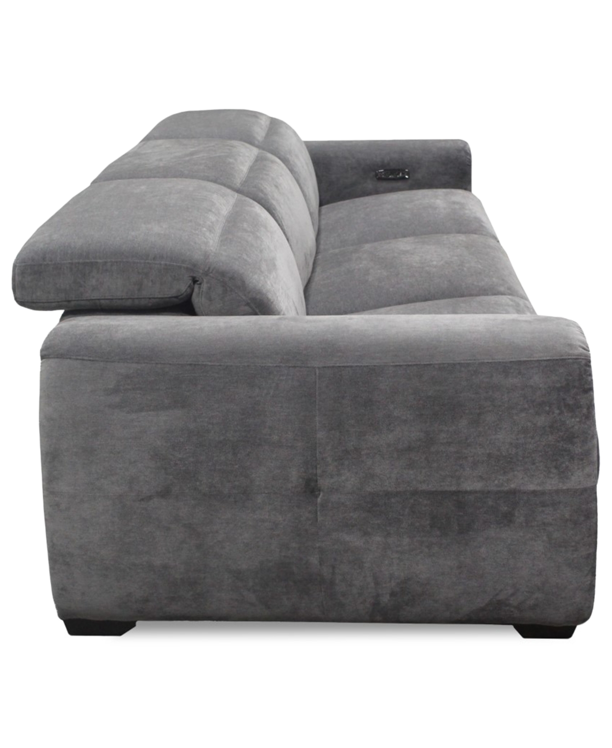 Macy's Brownell 3-pc.sofa Sectional With 2 Power Motion Chairs, Exclusively At  In Gray
