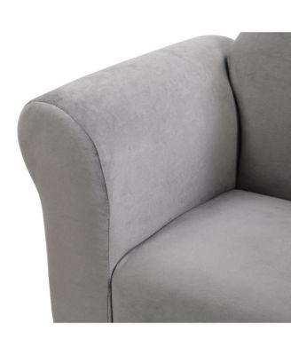 Kids Chair, Kids Upholstered Couch with ottoman