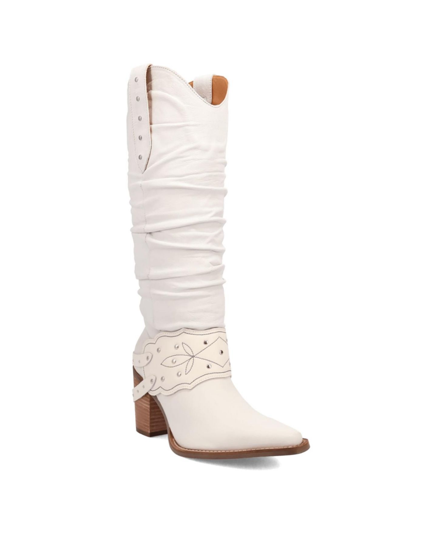 Женские ботинки Dingo Grit N' Grace Leather, цвет: Белый — фото 1