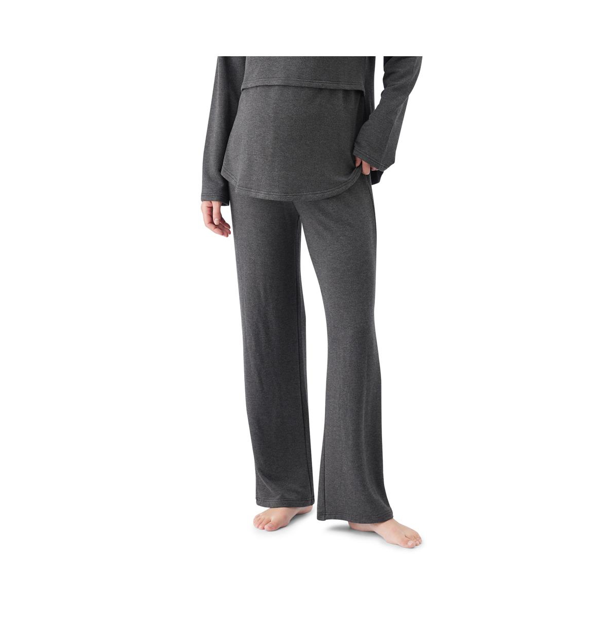 Maternity Ripe Super Soft Lounge Pant - Charcoal marle
