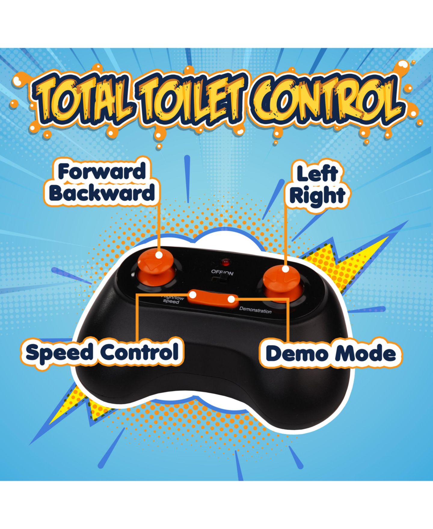 Детские игрушки Force1 Battle Bowls Remote Control Bumper Cars with LED Lights and Sound Effects, 2-Piece Set — фото 2