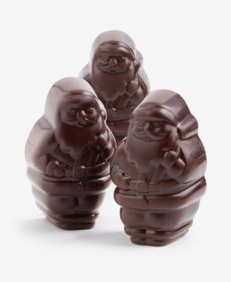 2 Pack Holiday Dark Chocolate Mint Filled Santas, Created for Macy's