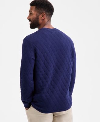 Men's Quilted Crewneck Sweatshirt