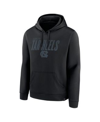 Men's Black North Carolina Tar Heels Blackout Pullover Hoodie