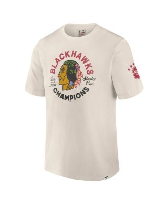 Men's White Chicago Blackhawks Decades Collection Timeless T-Shirt