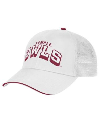 Colosseum - Men's White Temple Owls Wyatt Adjustable Hat