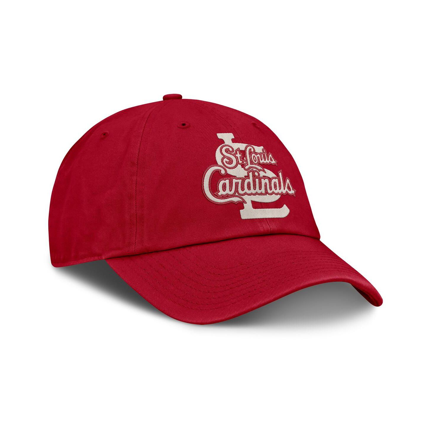 Мужская кепка Nike Red St. Louis Cardinals Statement Club Adjustable Hat — фото 3