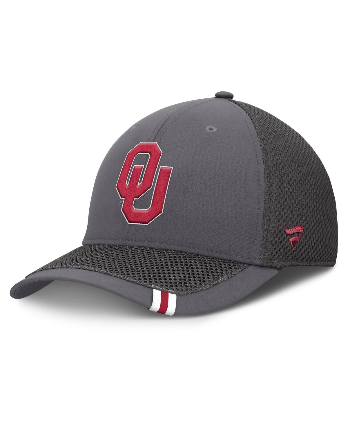 Men's Gray Oklahoma Sooners Clincher Flex Hat - Gray