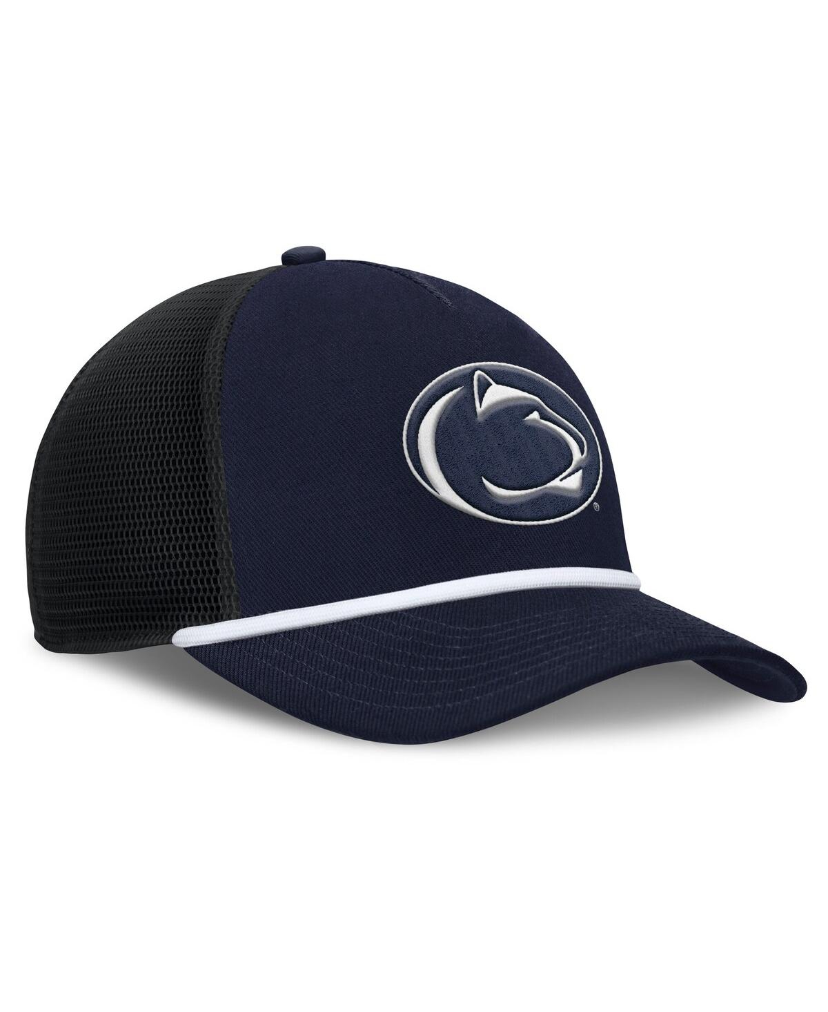 Nike Penn State Primetime Rise  Men's College Trucker Adjustable Hat In Blue