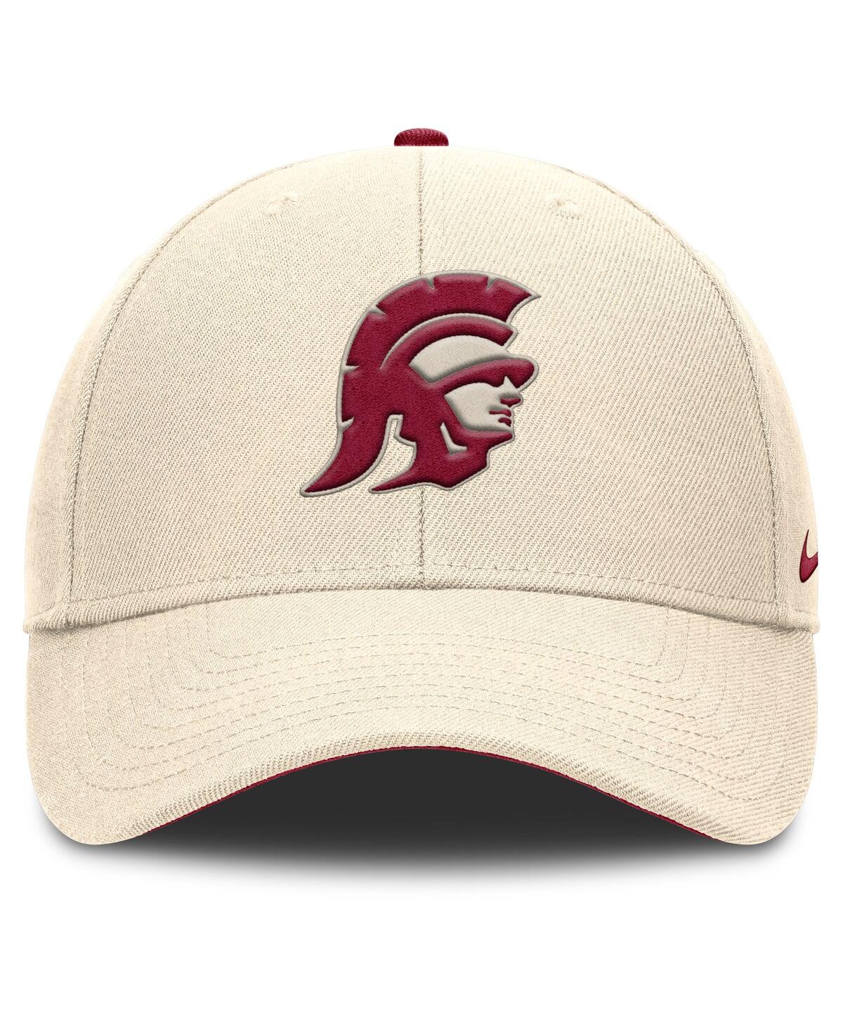Nike Usc Primetime Rise  Men's Dri-fit College Trucker Adjustable Hat In Brown